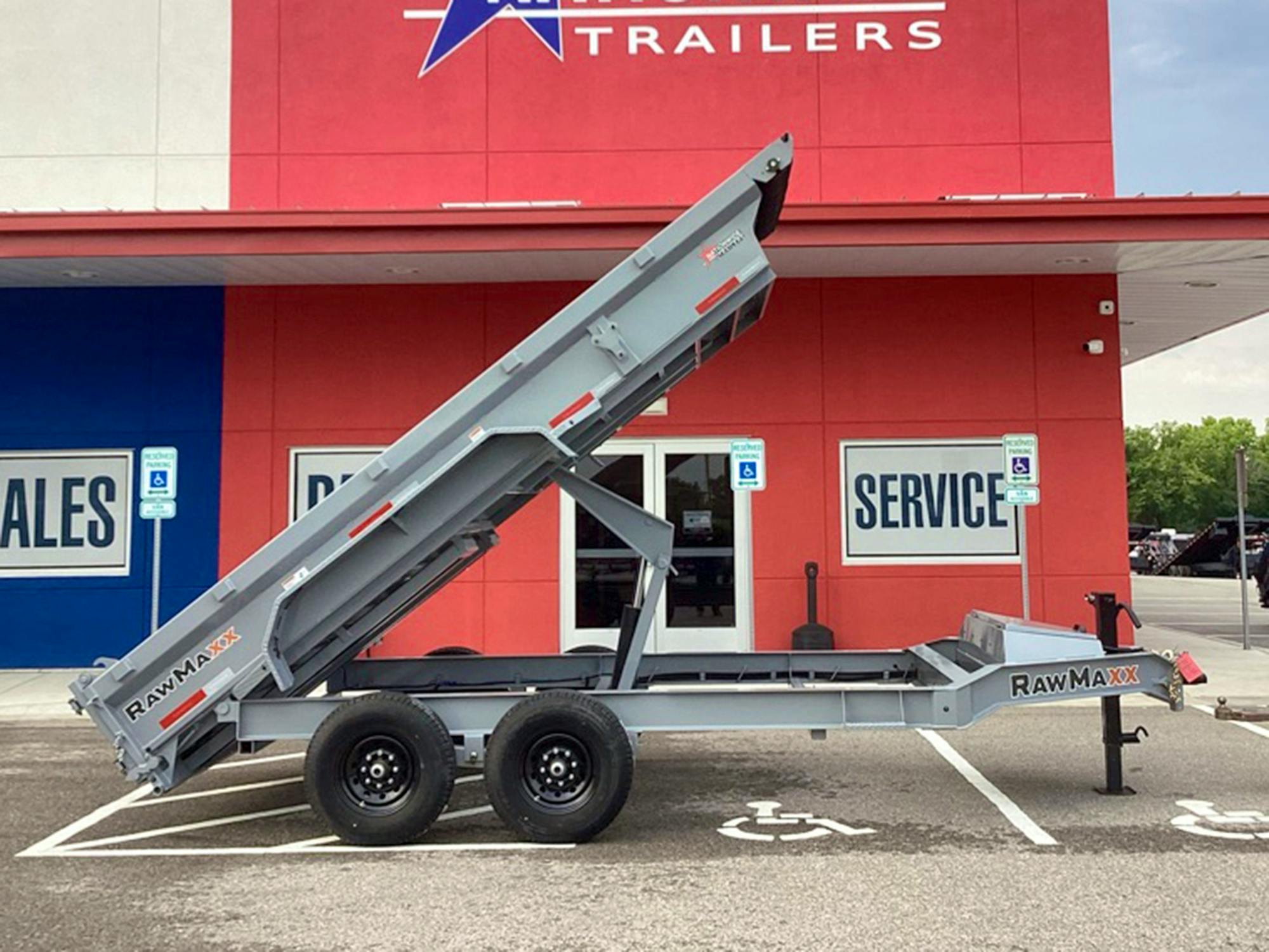 RawMaxx GDX 14' × 83" 14K Dump Trailer