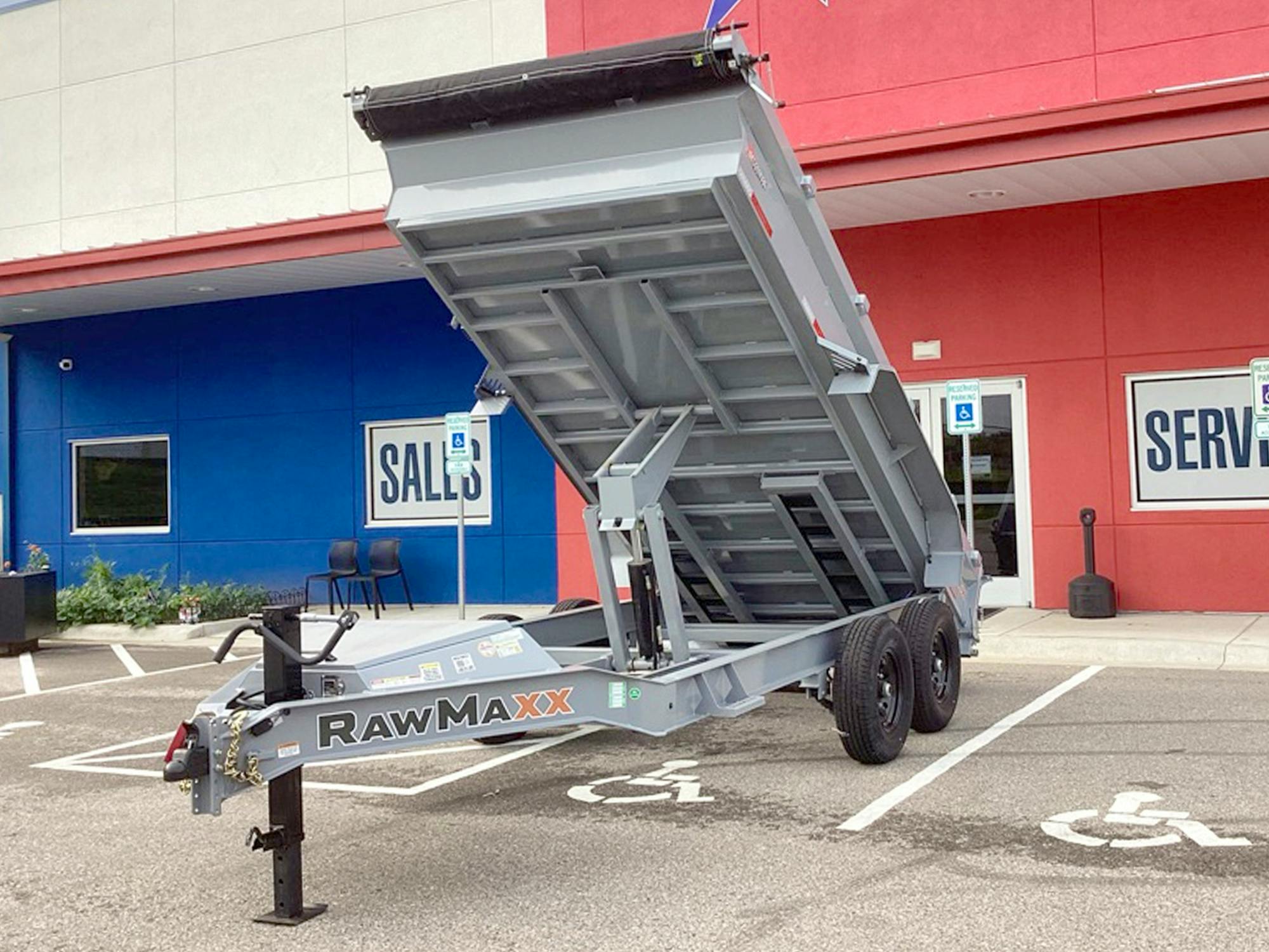 RawMaxx GDX 14' × 83" 14K Dump Trailer