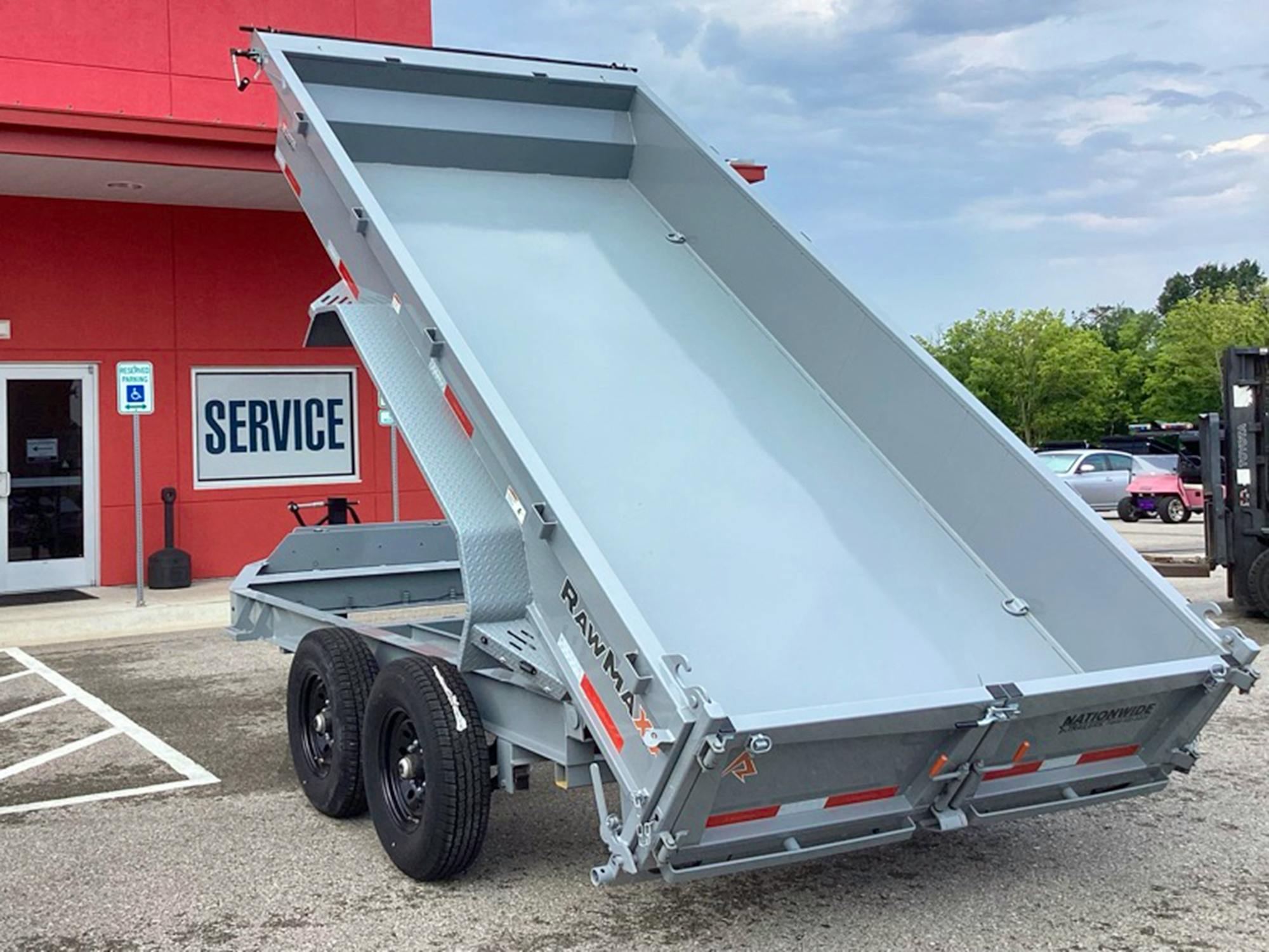 RawMaxx GDX 14' × 83" 14K Dump Trailer