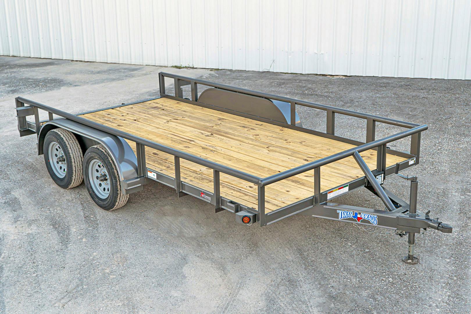 Texas Bragg 16' × 83" Utility Trailer