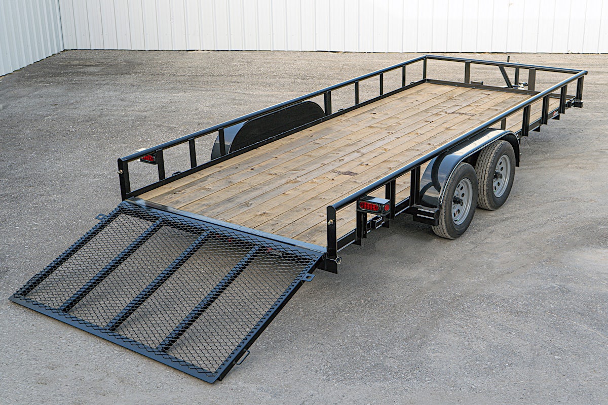 Texas Bragg 18'x83" Utility Trailer w/ 4' Gate (U2) - Image 12