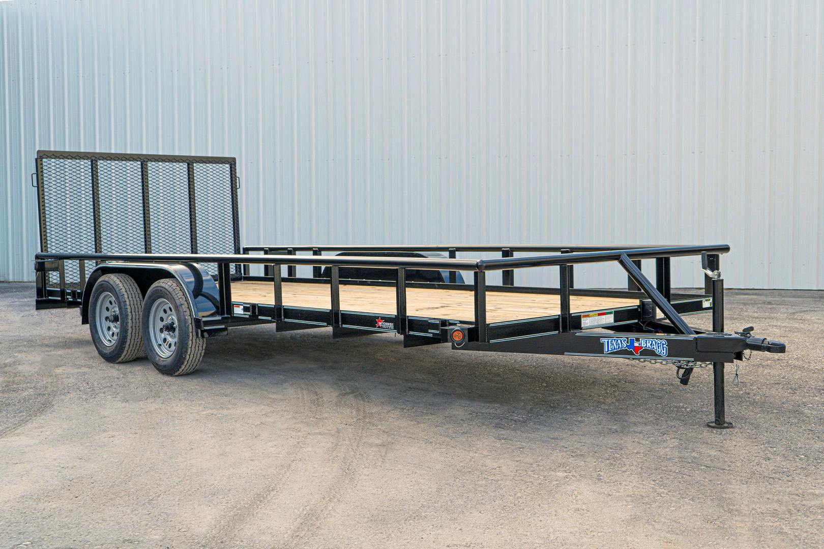 Texas Bragg 18'x83" Utility Trailer w/ 4' Gate (U2) - Stock #83485 - Image 3 of 14