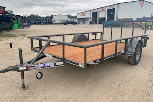 Texas Bragg 14'x77" Utility Trailer w/ 3' Gate & 2' Dovetail (U2)