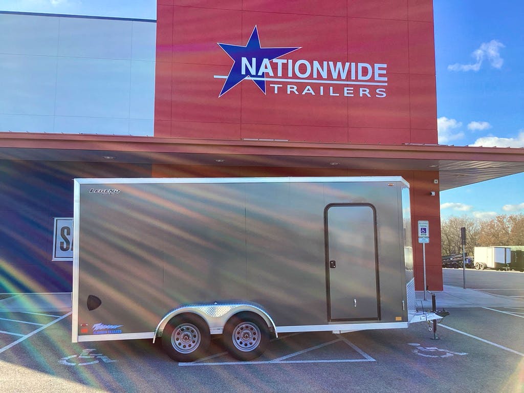 Legend 7'x16' Enclosed Cargo Trailer w/ Rear Ramp Door (C2) - Image 1