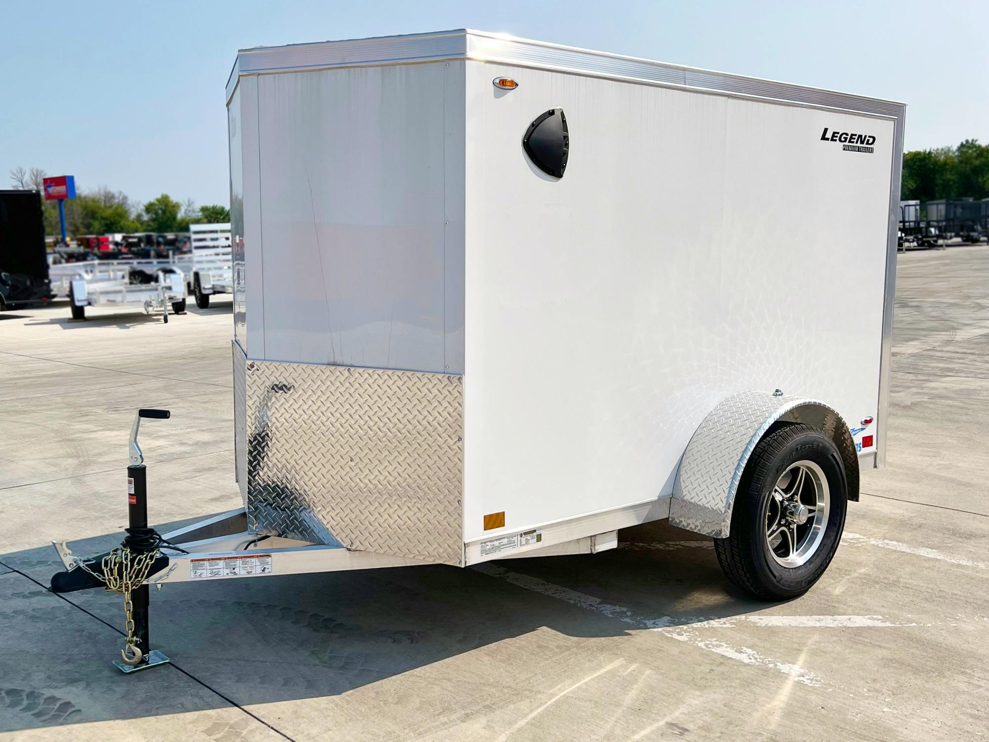 Legend 5'x8' Enclosed Cargo Trailer w/ Rear Barn Doors - Image 2