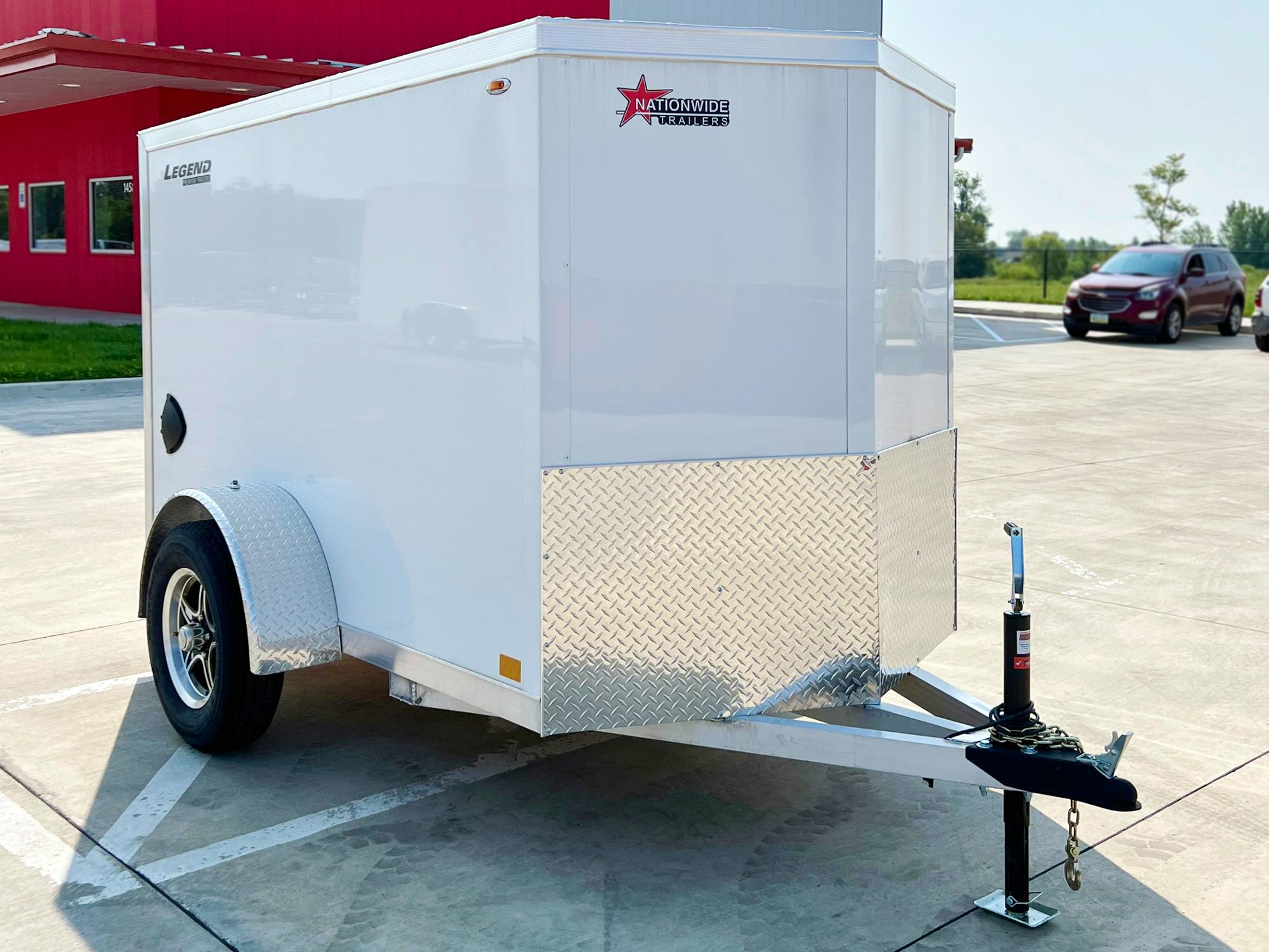 Legend 5'x8' Enclosed Cargo Trailer w/ Rear Barn Doors - Image 1