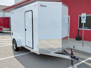 Legend 6'x12' Enclosed Cargo Trailer w/ Rear Ramp Door (C1)