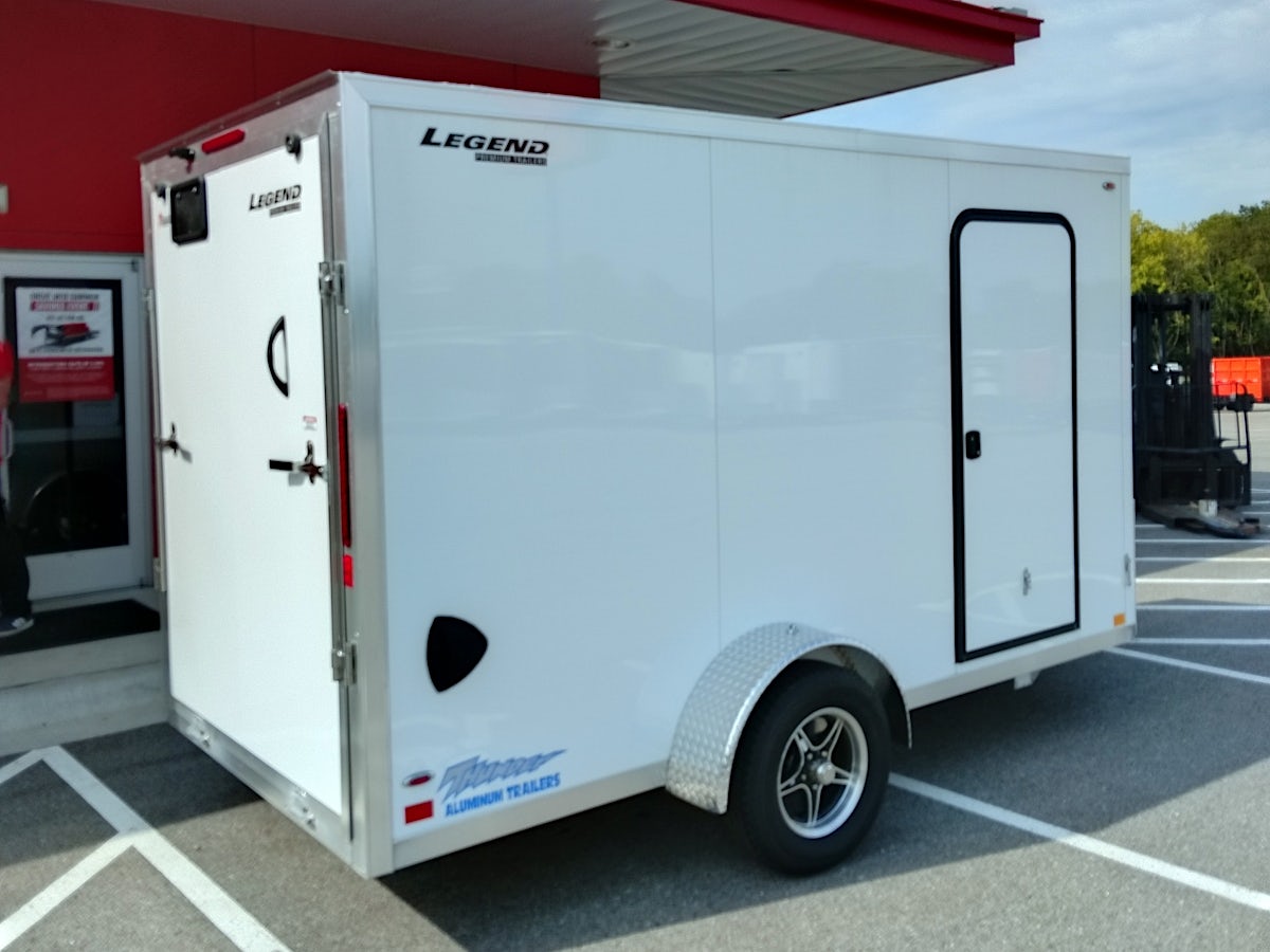 Legend 6'x12' Enclosed Cargo Trailer w/ Rear Ramp Door (C1) - Image 3