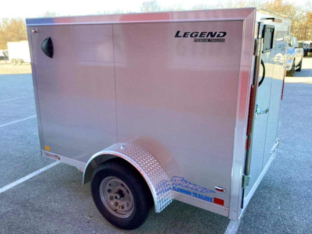 Legend 5'x8' Enclosed Cargo Trailer w/ Rear Barn Doors - Stock #83531 - Image 4 of 5