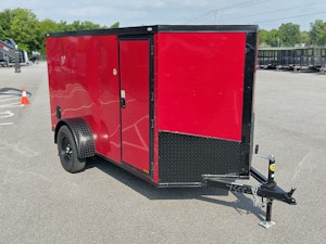 Spartan 5'x10' Enclosed Cargo Trailer w/ Rear Ramp Door (C1)