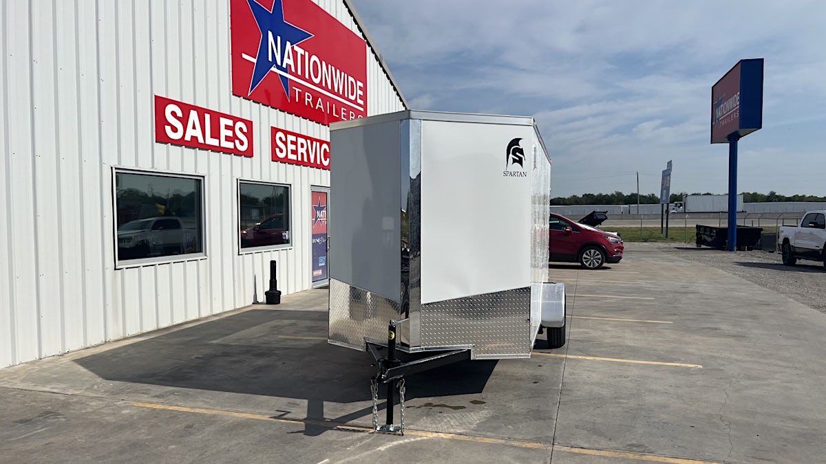 Spartan 6'x12' Enclosed Cargo Trailer w/ Rear Barn Doors (C1) - Image 6