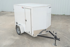 Compass 5'x8' Enclosed Cargo Trailer w/ Rear Ramp Door (C1)