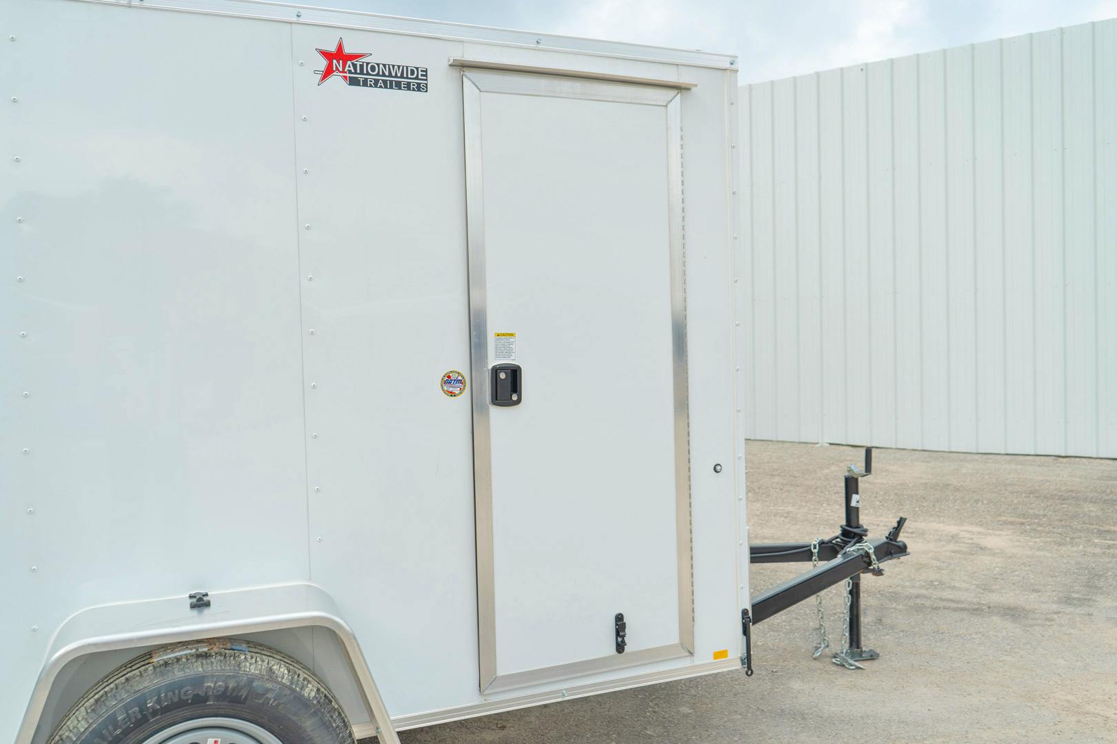 Compass 5'x8' Enclosed Cargo Trailer w/ Rear Ramp Door (C1)