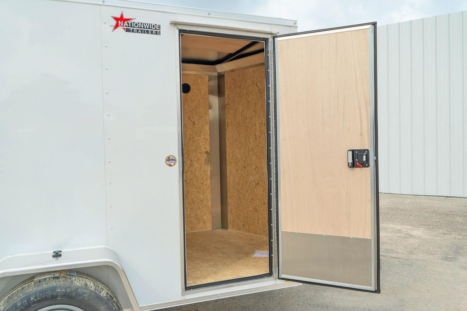 Compass 5'x8' Enclosed Cargo Trailer w/ Rear Ramp Door (C1)