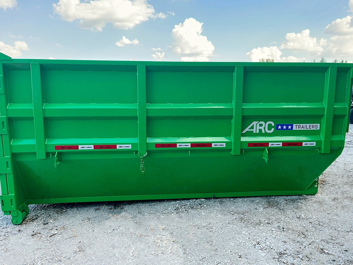 ARC Trailers 14' 20YD Steel Dumpster Bin w/ 6' Sides - Image 3