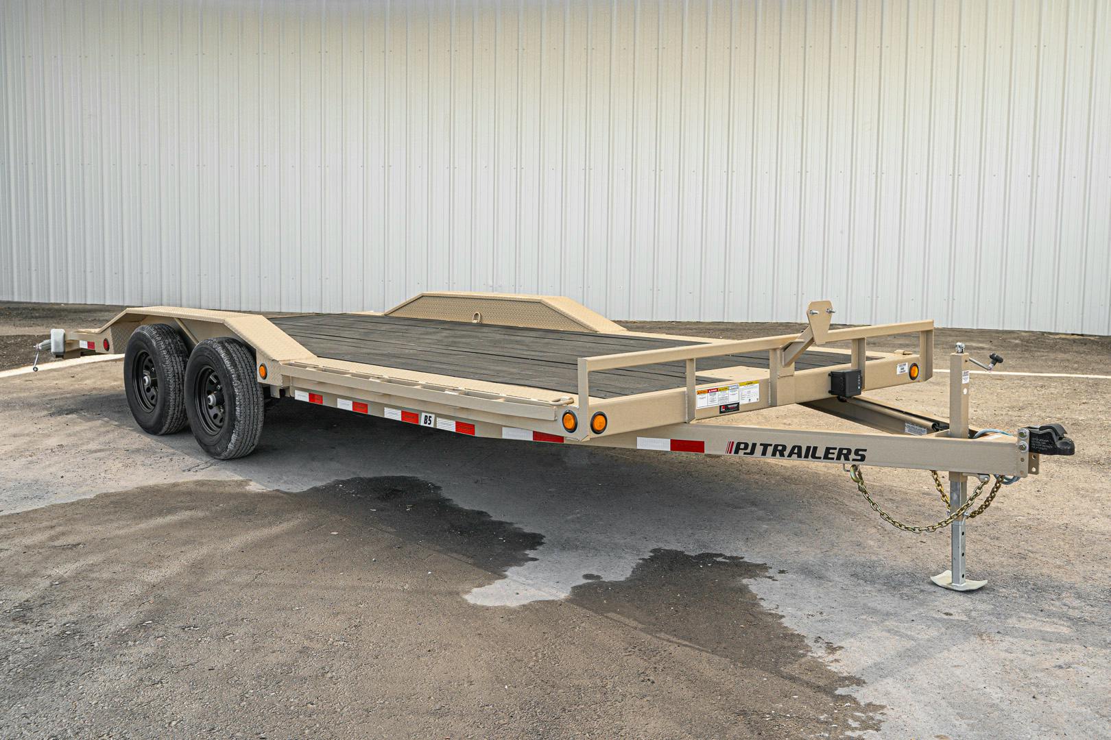 PJ Trailers 20'x102" 5" Channel Car Trailer (B5) - Image 2