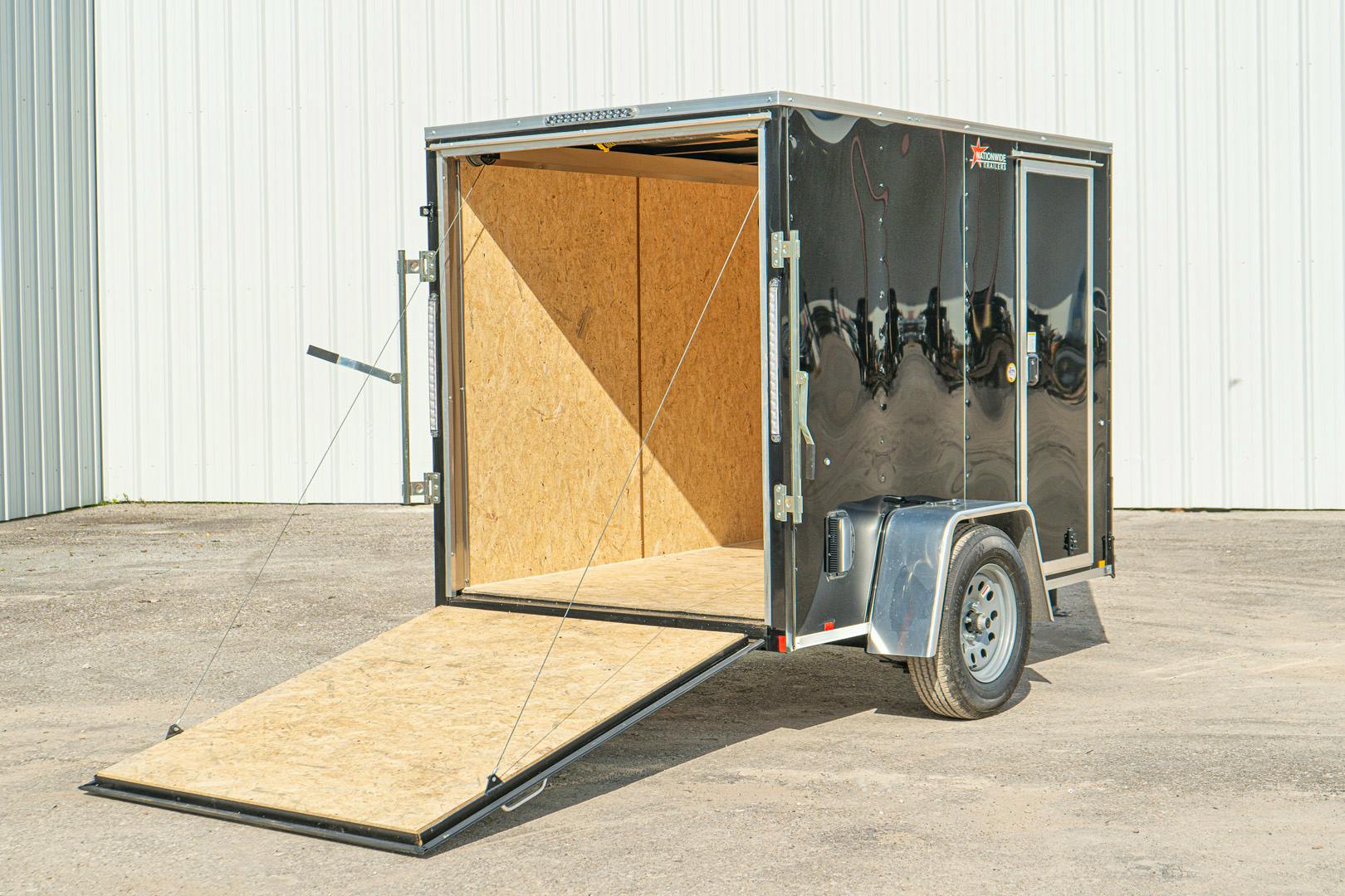 Compass 5'x8' Enclosed Cargo Trailer w/ Rear Ramp Door (C1) - Stock #83665 - Image 13 of 16