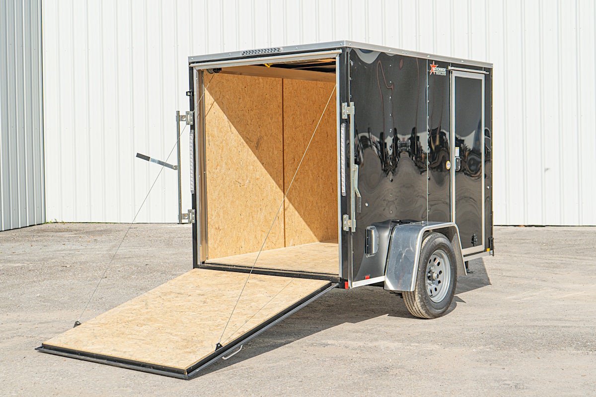 Compass 5'x8' Enclosed Cargo Trailer w/ Rear Ramp Door (C1) - Stock #83665 - Image 13 of 16 Compass 5'x8' Enclosed Cargo Trailer w/ Rear Ramp Door (C1) - Stock #83665 - Image 13 of 16