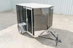Compass 5'x8' Enclosed Cargo Trailer w/ Rear Ramp Door (C1) Stock #83666 - Thumbnail 1