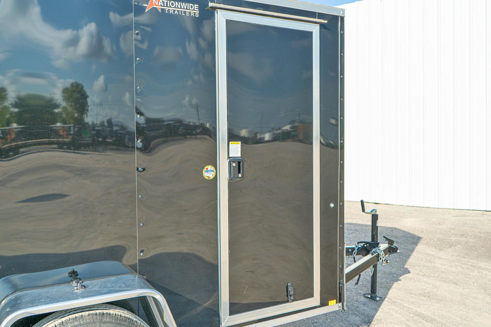 Compass 5'x8' Enclosed Cargo Trailer w/ Rear Ramp Door (C1) - Stock #83666 - Image 5 of 16