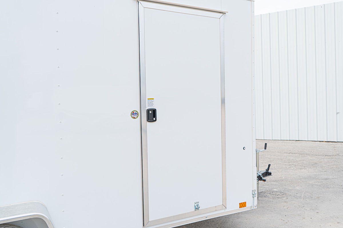 Compass 6'x12' Enclosed Cargo Trailer w/ Rear Ramp Door (C1) - Stock #83667 - Image 6 of 18 Compass 6'x12' Enclosed Cargo Trailer w/ Rear Ramp Door (C1) - Stock #83667 - Image 6 of 18