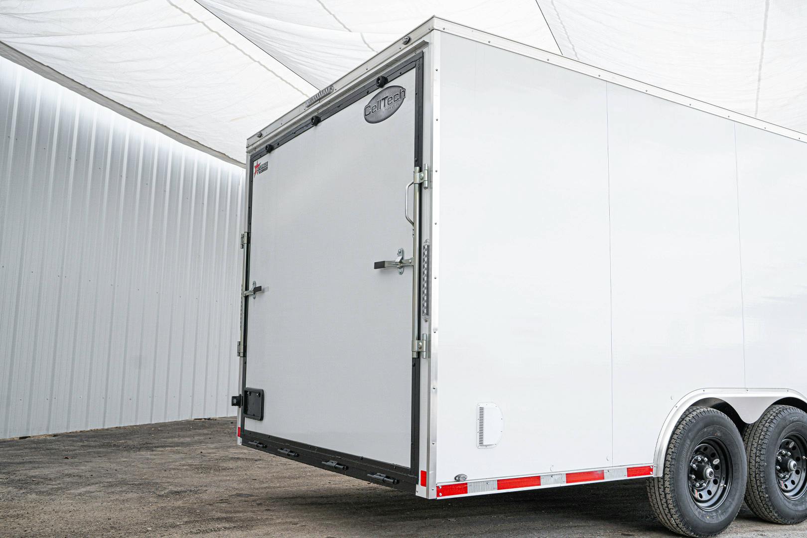 CellTech 8.5'x16' All-Steel Enclosed Cargo Trailer w/ Rear Ramp Door (C2) - Stock #83668 - Image 5 of 14