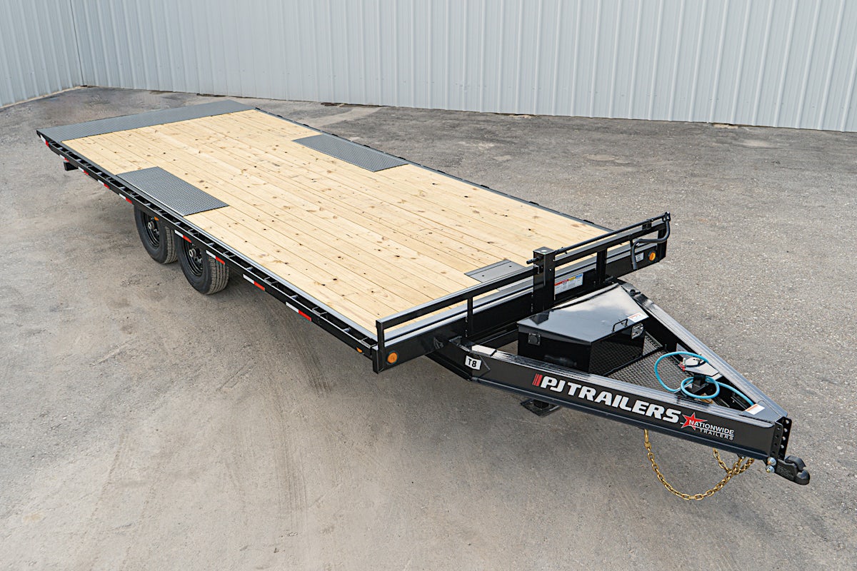 PJ Trailers 22'x102" Deckover Power Tilt Trailer (T8) - Image 7