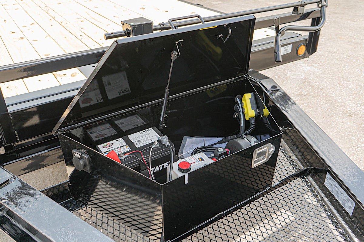 PJ Trailers 22'x102" Deckover Power Tilt Trailer (T8) - Image 12