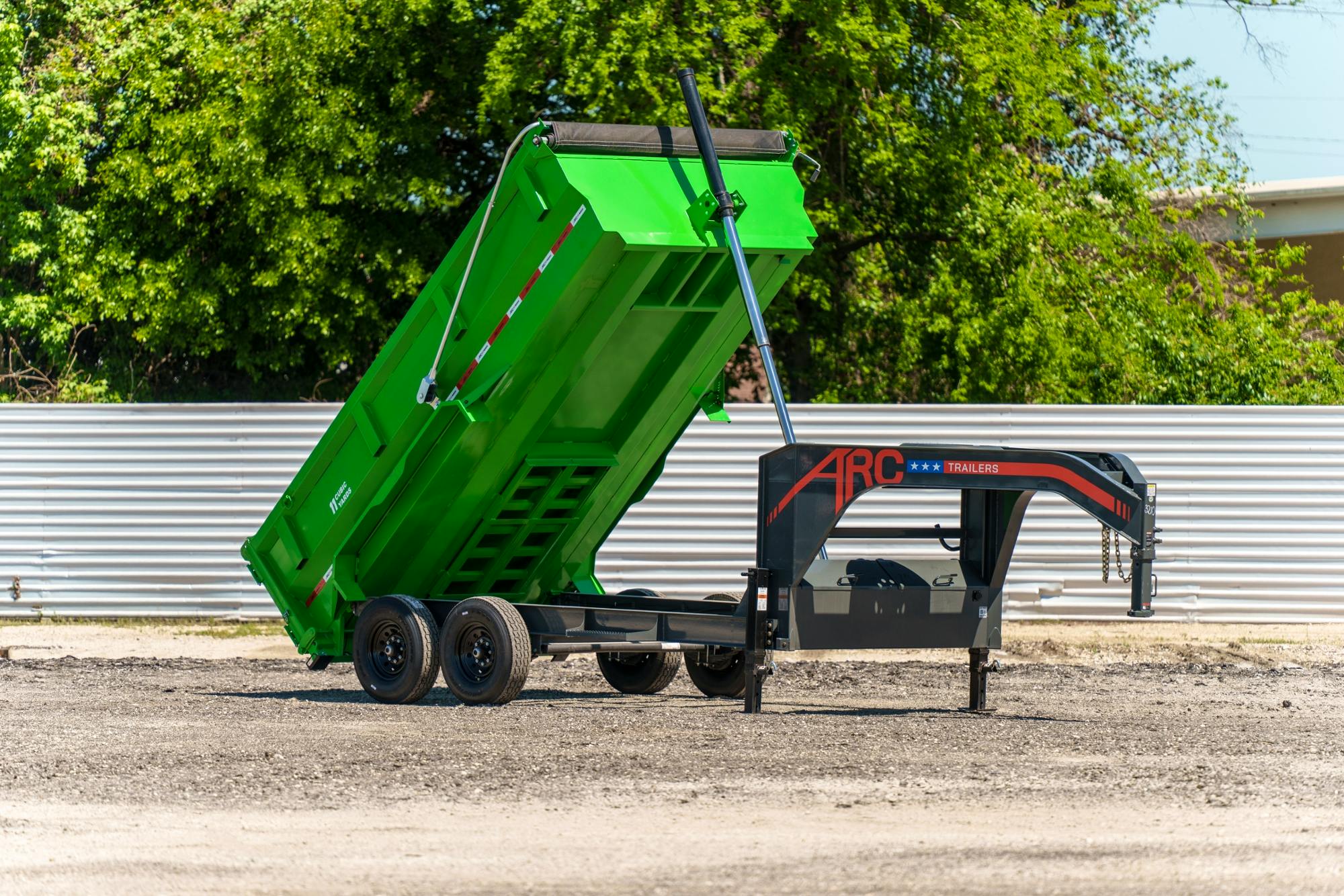 ARC Trailers 14'x83" Gooseneck Telescopic Dump Trailer w/ 3' Sides (GDT) - Stock #83732 - Image 2 of 4