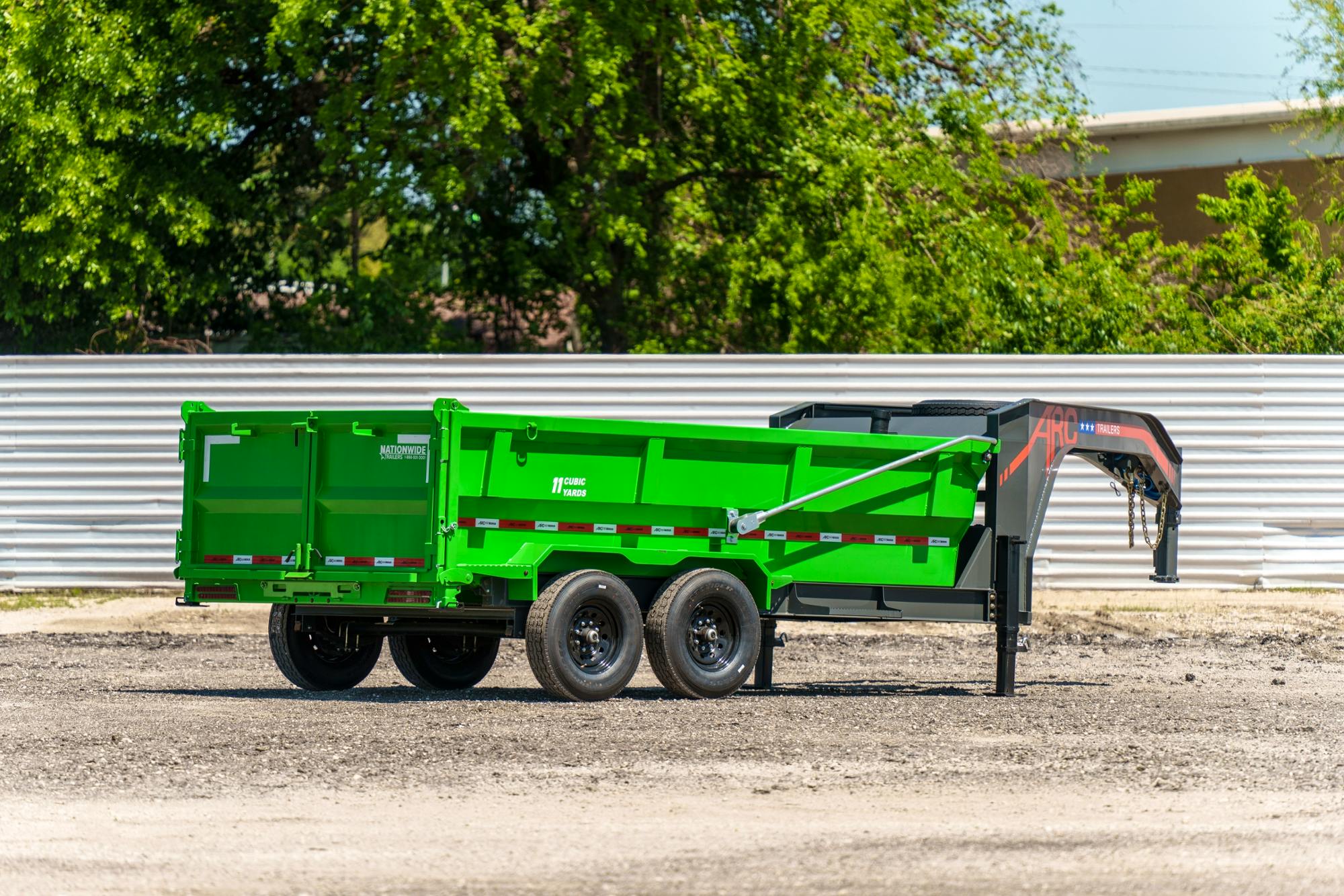 ARC Trailers 14'x83" Gooseneck Telescopic Dump Trailer w/ 3' Sides (GDT) - Stock #83732 - Image 3 of 4