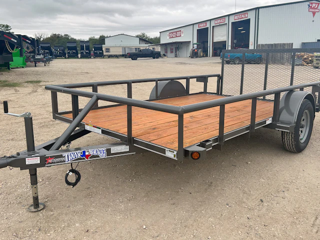 Texas Bragg 14'x77" Utility Trailer w/ 3' Gate & 2' Dovetail (U2)