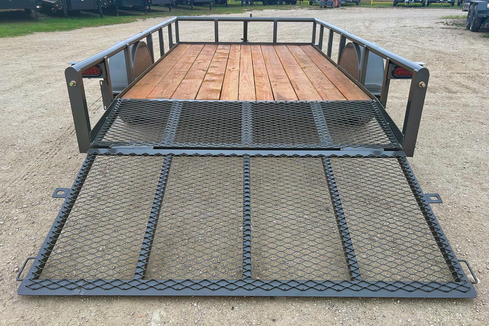 Texas Bragg 14'x77" Utility Trailer w/ 3' Gate & 2' Dovetail (U2) - Image 5