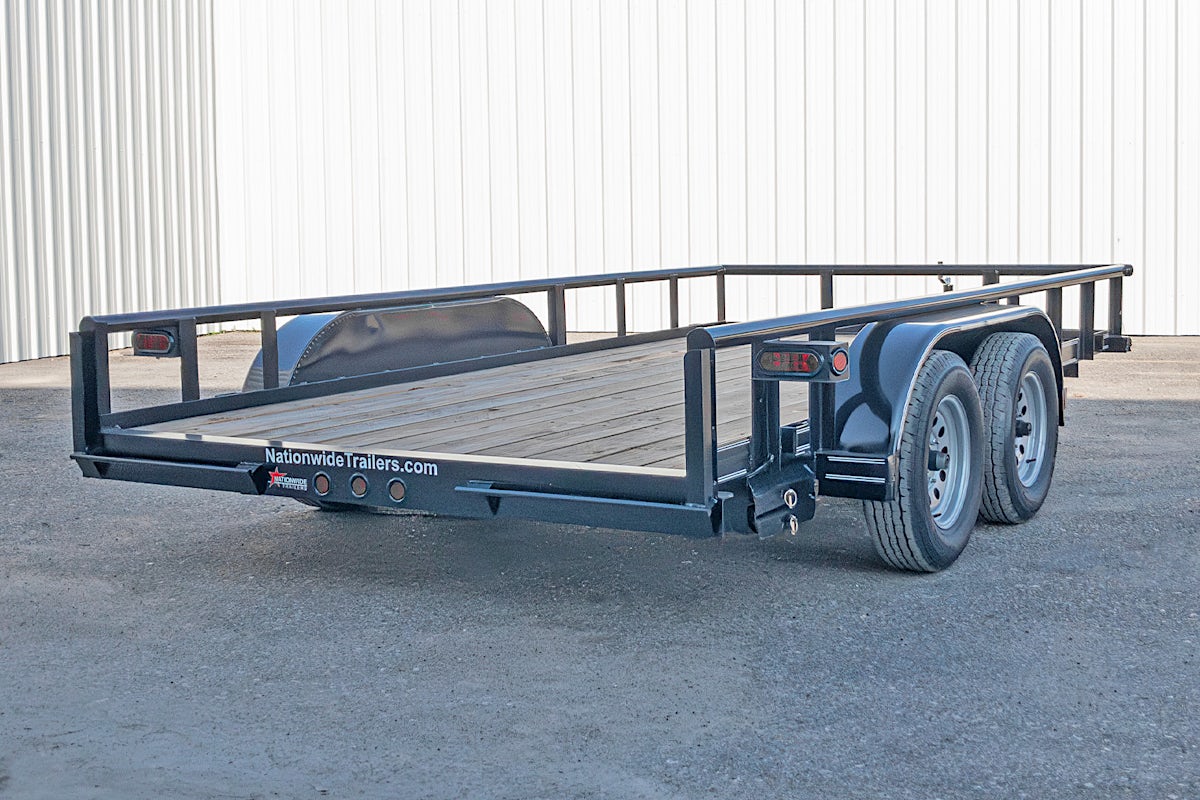 Texas Bragg 14'x83" Utility Trailer w/ Slide-In Ramps (U2) - Image 4