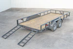Texas Bragg 14'x83" Utility Trailer w/ Slide-In Ramps (U2) Stock #83788 - Thumbnail 3