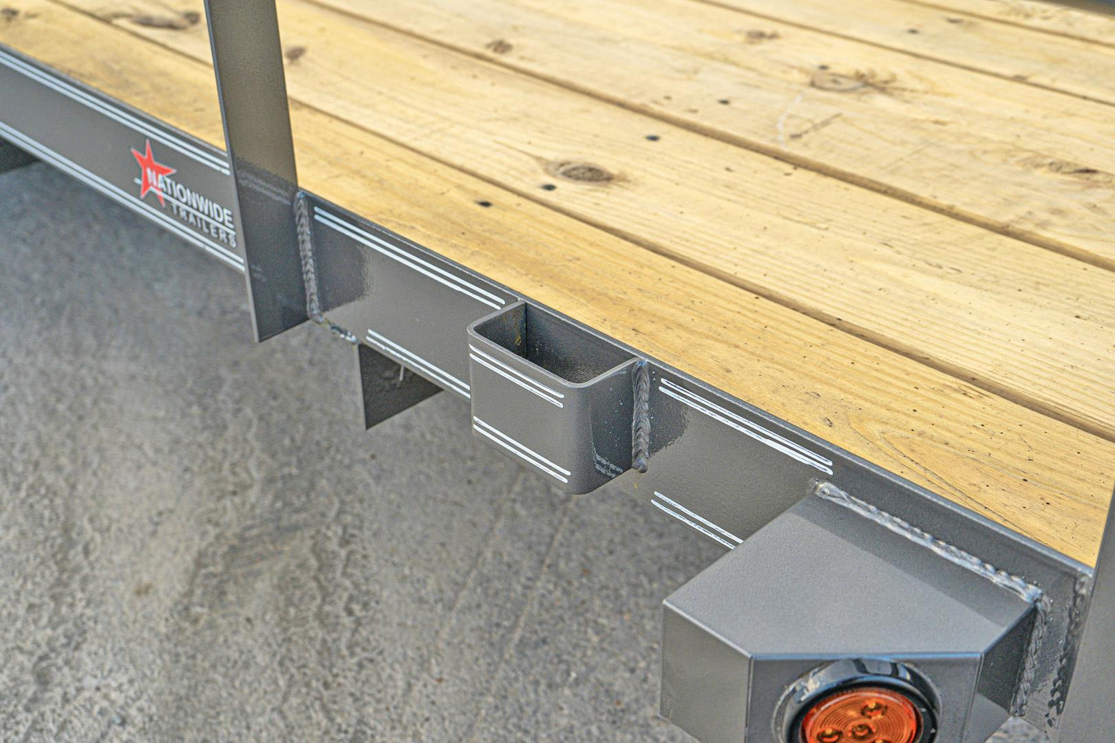 Texas Bragg 14'x83" Utility Trailer w/ Slide-In Ramps (U2) - Stock #83788 - Image 6 of 8