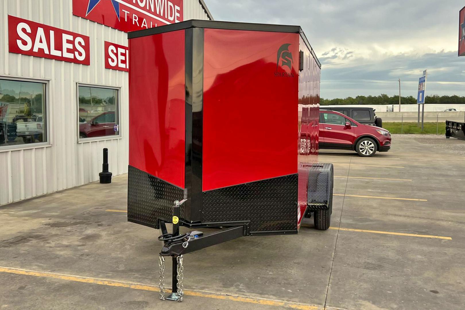 Spartan 6'x12' Enclosed Cargo Trailer w/ Rear Ramp Door (C2) - Image 3