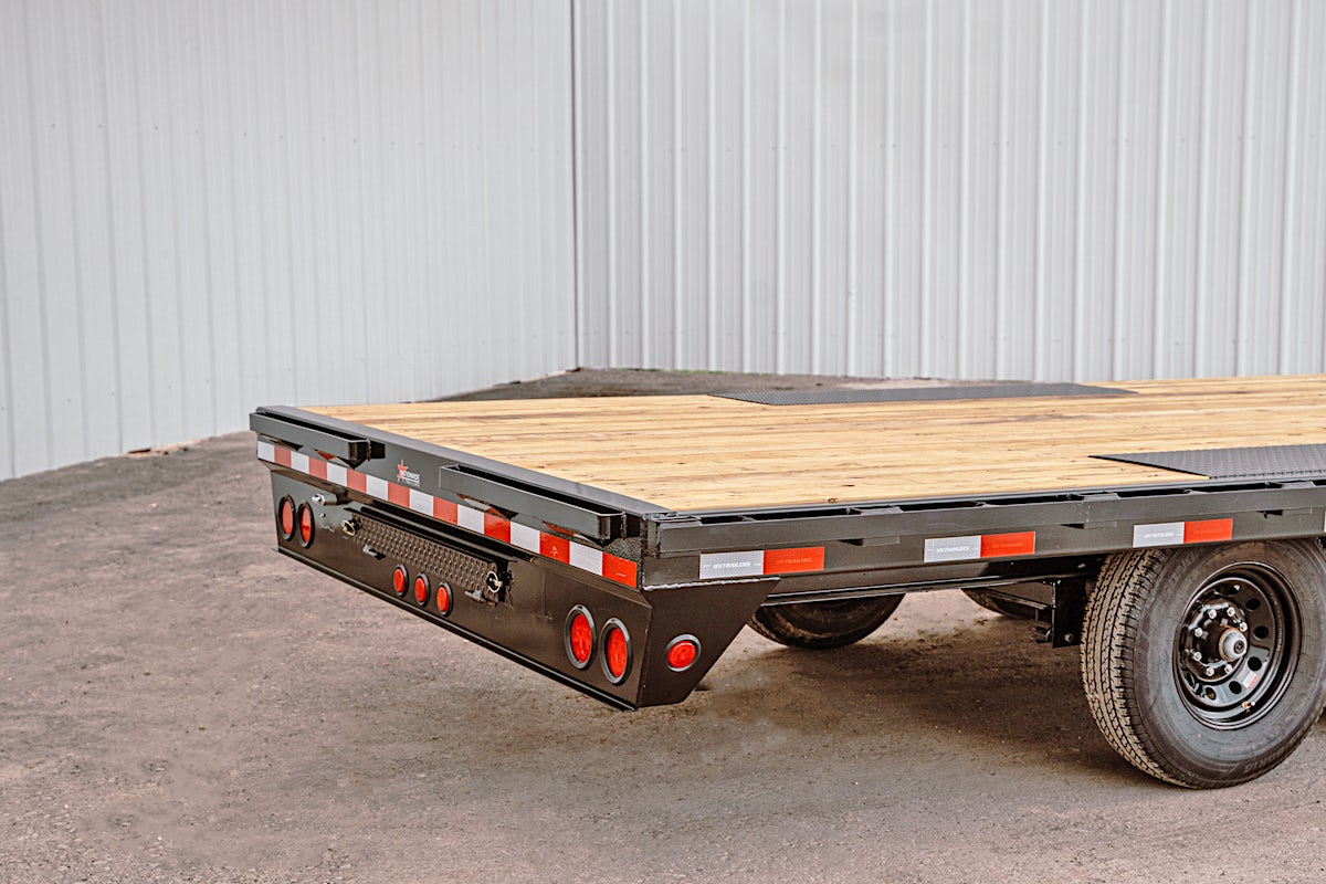 PJ Trailers 24'x102" 8" I-Beam Deckover Flatbed Trailer (F8) - Image 11