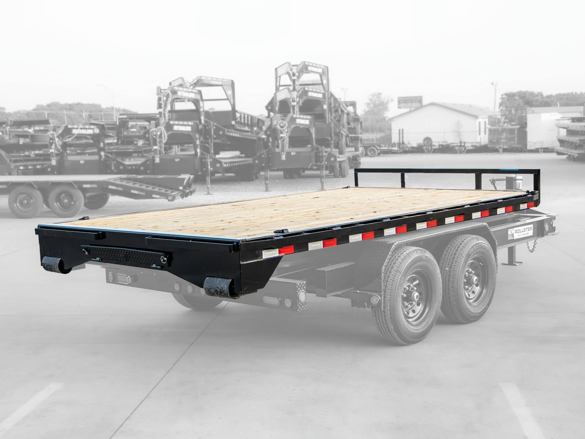 Stock #83802 - PJ Trailers Cubierta enrollable Rollster de 14 pies x 96 ...