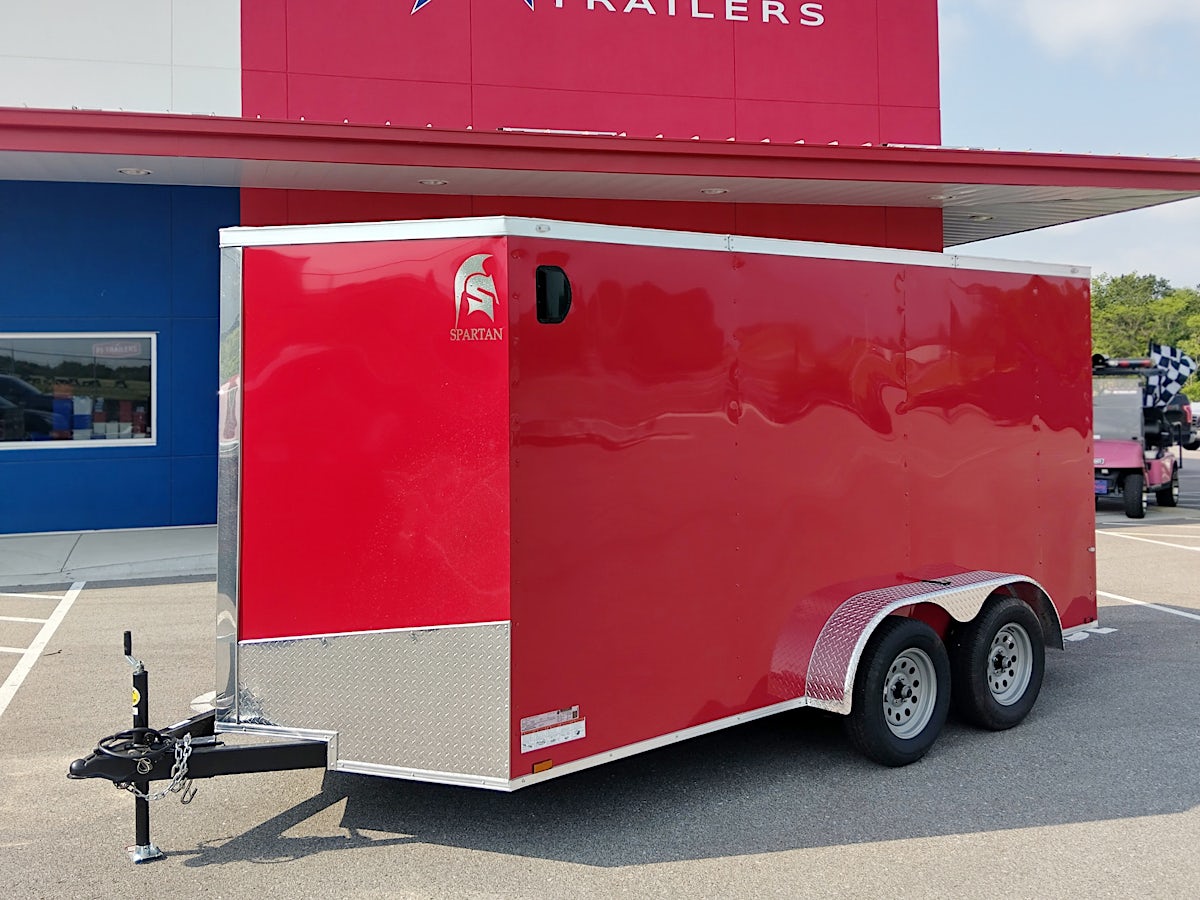 Spartan 7'x14' Enclosed Cargo Trailer w/ Rear Ramp Door (C2) - Image 3