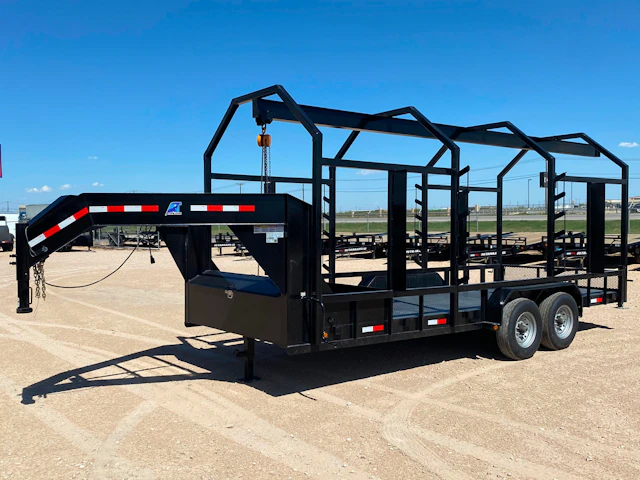AT Trailers 20'x83" Gooseneck Monorail Oilfield Trailer (SM)