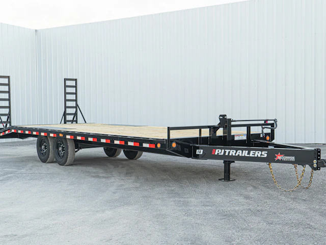 PJ Trailers 24'x102" 8" I-Beam Deckover Flatbed Trailer (F8)