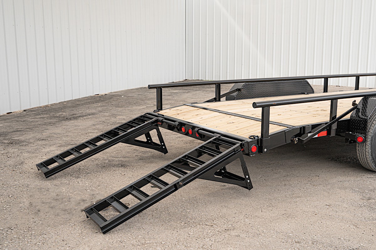 PJ Trailers 20'x83" 6" Channel Equipment Trailer (CC) - Image 9