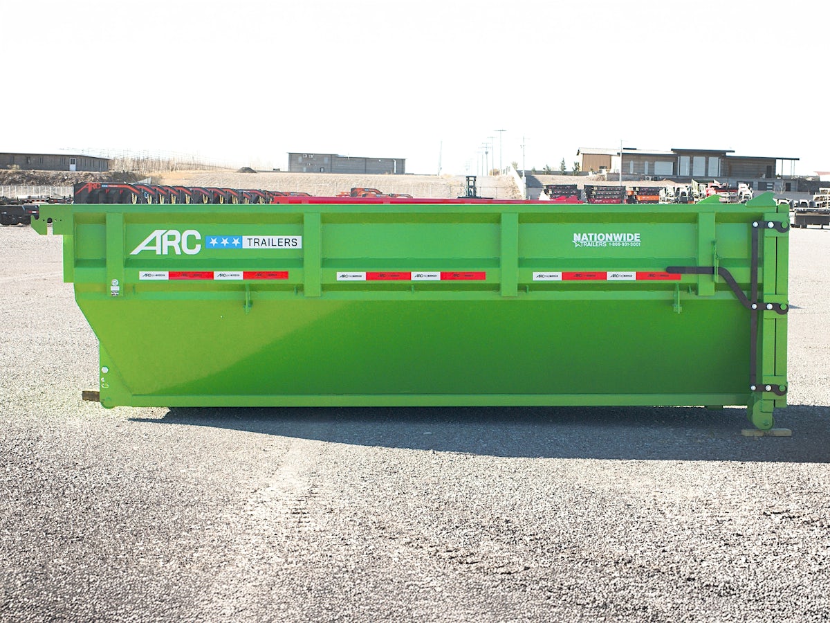 ARC Trailers 14' 14YD Steel Dumpster Bin w/ 4' Sides - Image 9
