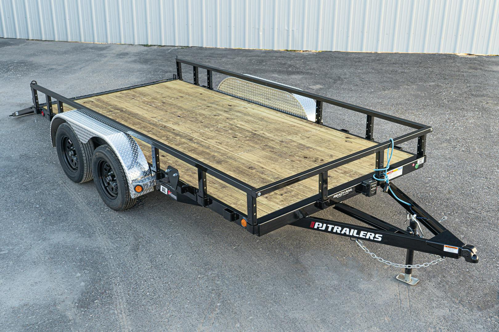 PJ Trailers 14'x83" Tandem Axle 4" Channel Utility Trailer (UL) - Image 3