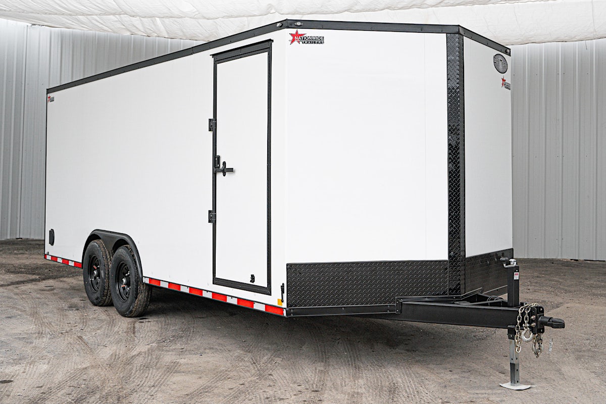 CellTech 8.5'x20' All-Steel Enclosed Cargo Trailer w/ Rear Ramp Door (C2) - Image 2