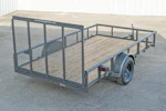 Texas Bragg 12'x77" Utility Trailer w/ 3' Gate Stock #83986 - 2 more images