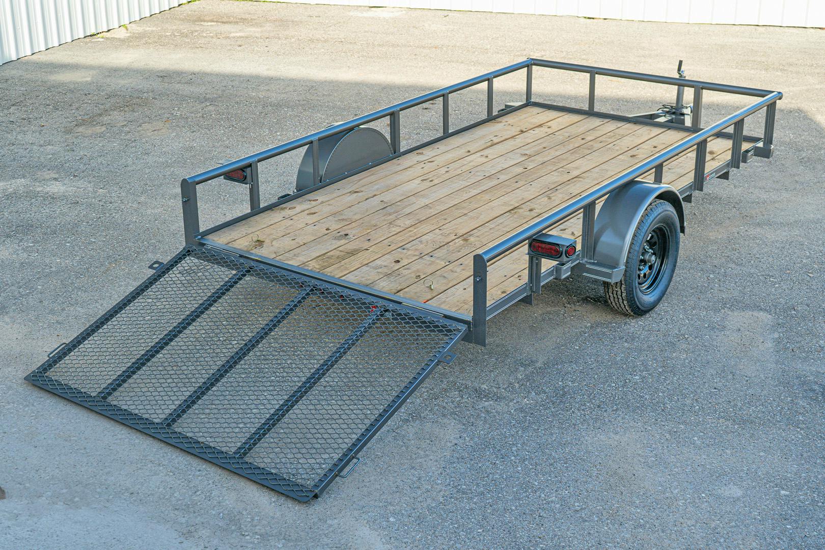 Texas Bragg 12'x77" Utility Trailer w/ 3' Gate