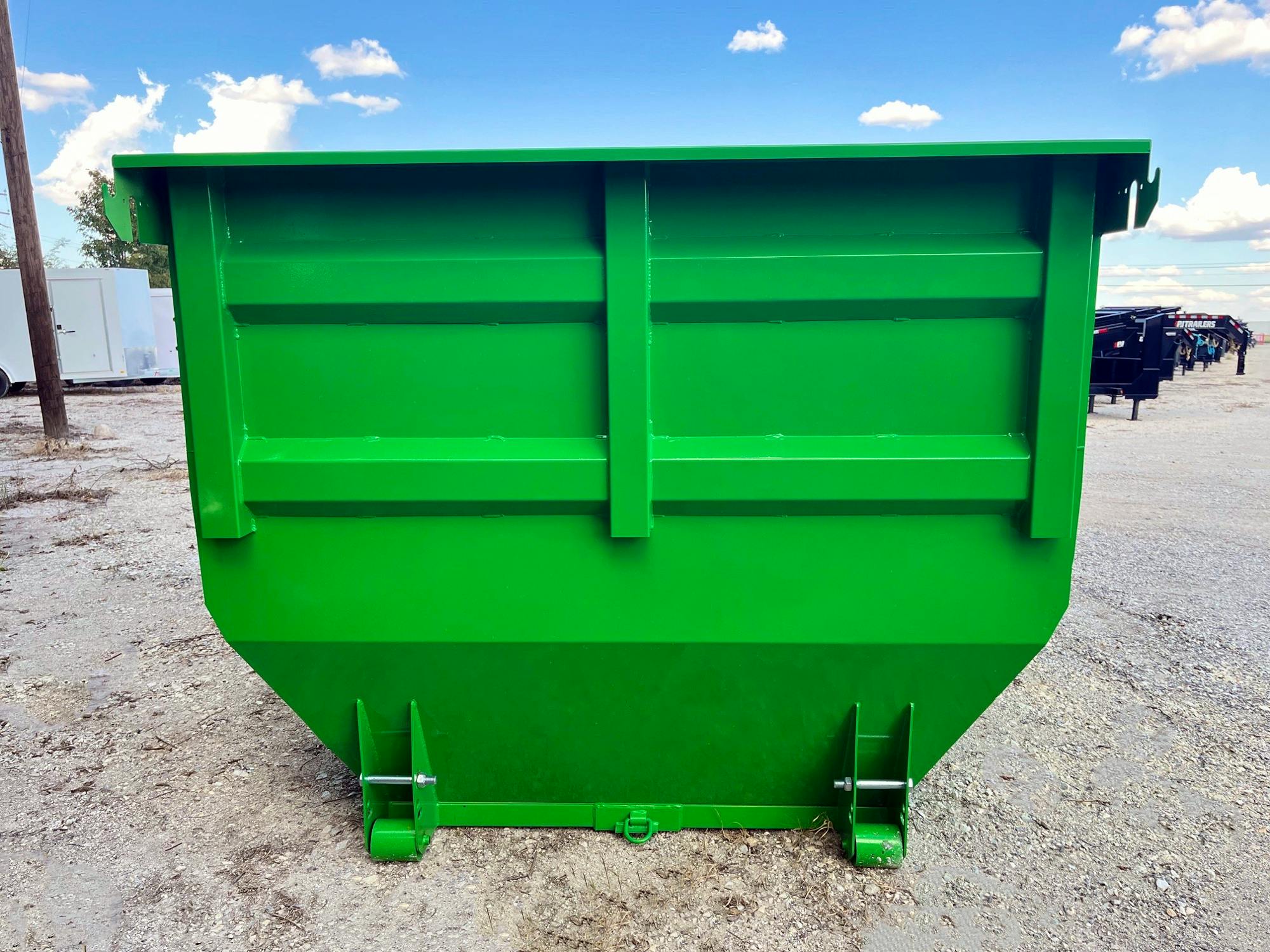 ARC Trailers 14' 20YD Steel Dumpster Bin w/ 6' Sides