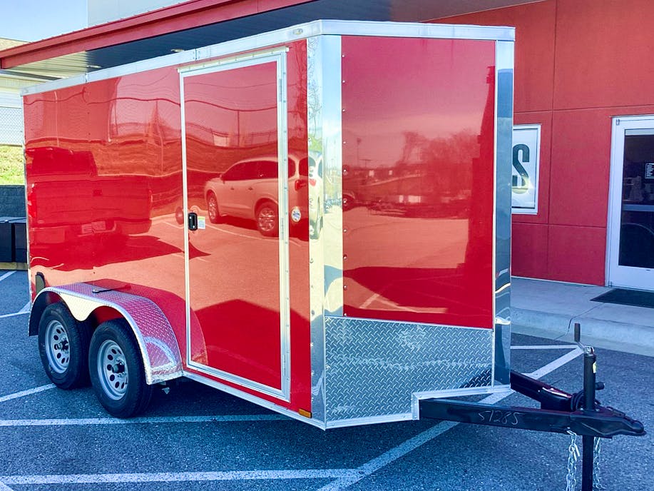 Spartan 6'x12' Enclosed Cargo Trailer w/ Rear Ramp Door (C2) - Stock #84070 - Image 1 of 3