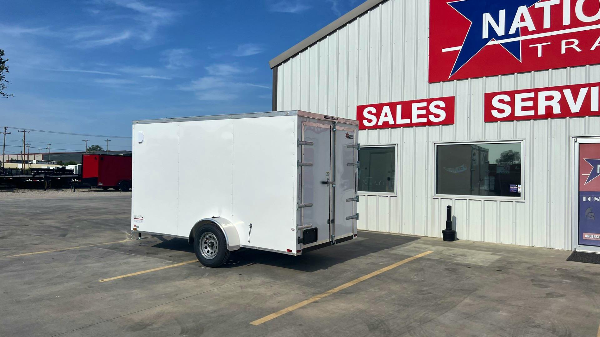 Spartan 6'x12' Enclosed Cargo Trailer w/ Rear Barn Doors (C1) - Stock #84087 - Image 3 of 6